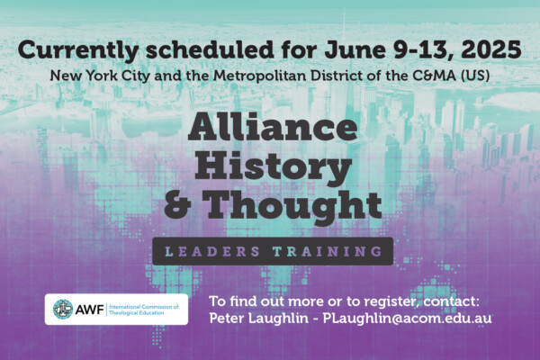 Alliance History & Thought Leaders Training