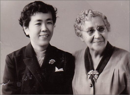 Mutsuko Ninomiya and Mabel Francis